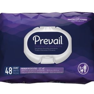 Prevail Premium Washcloth Wipes, 48 Ct.