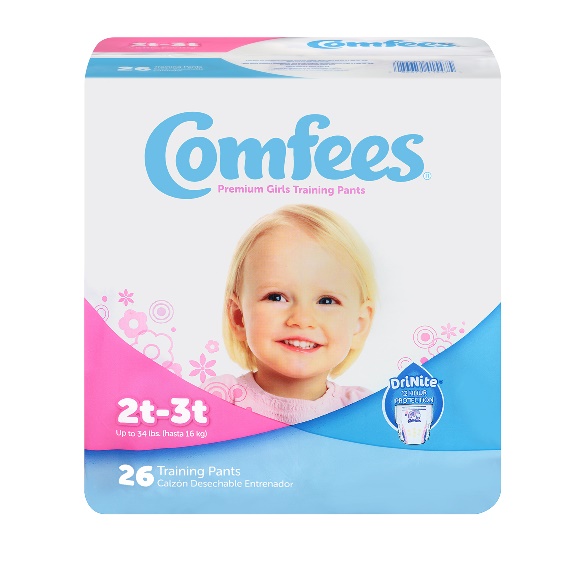 ATTENDS Youth Training Pants Comfees Pull On 3T-4T Disposable  (#CMF-G3, Sold Per Bag) : Baby
