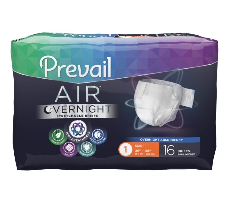 Prevail AIR Overnight Stretchable Briefs J&B At Home