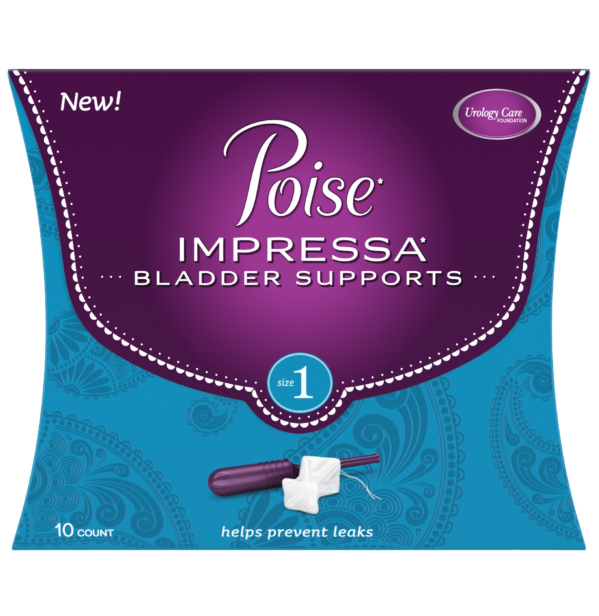 Poise Impressa Incontinence Bladder Supports Size 3, Incontinence