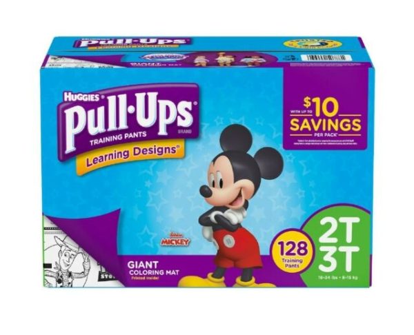 Huggies Pull-Ups Learning Designs Size 2T-3T Jumbo 25-Count