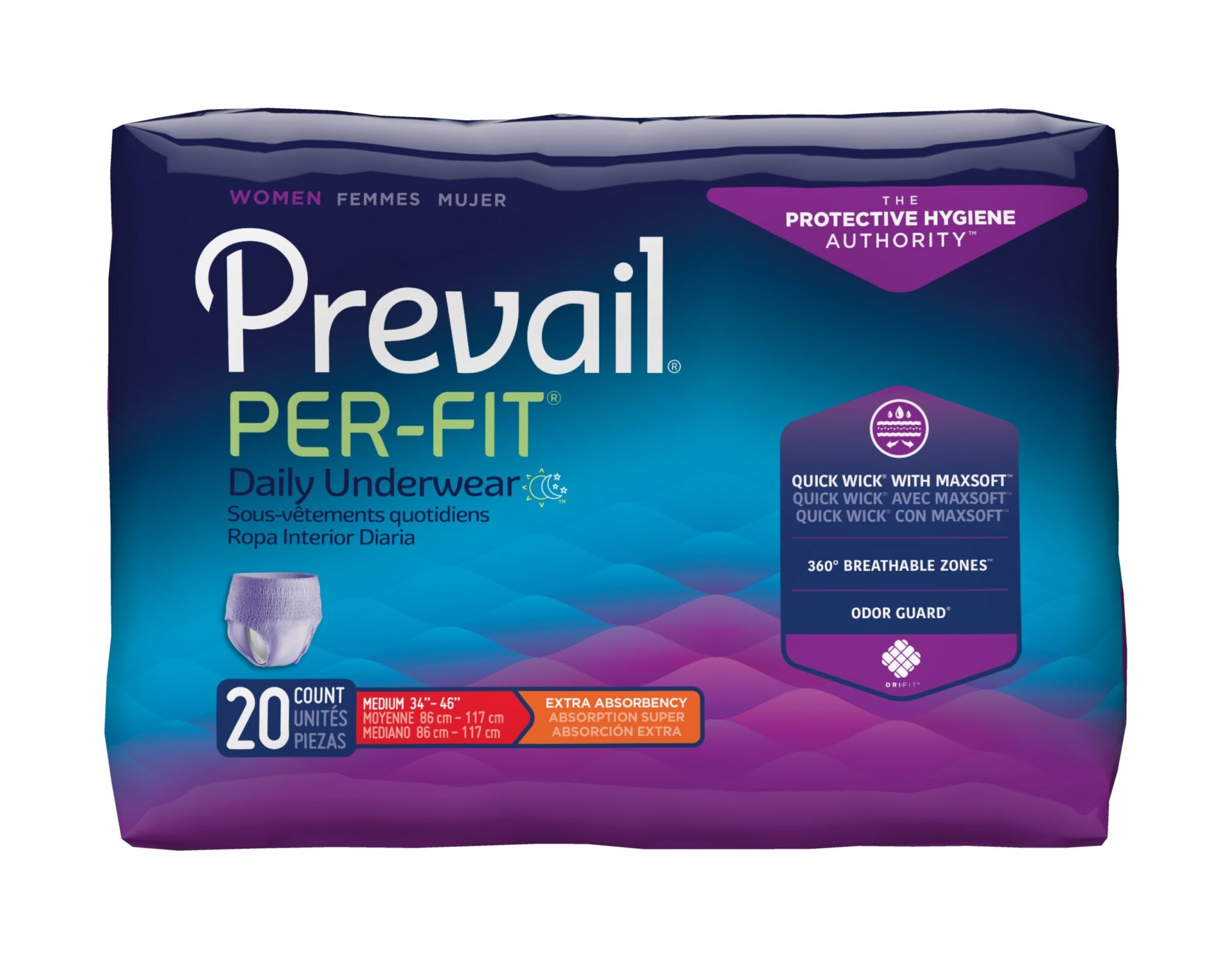 Prevail® PerFit Underwear for Women J&B At Home