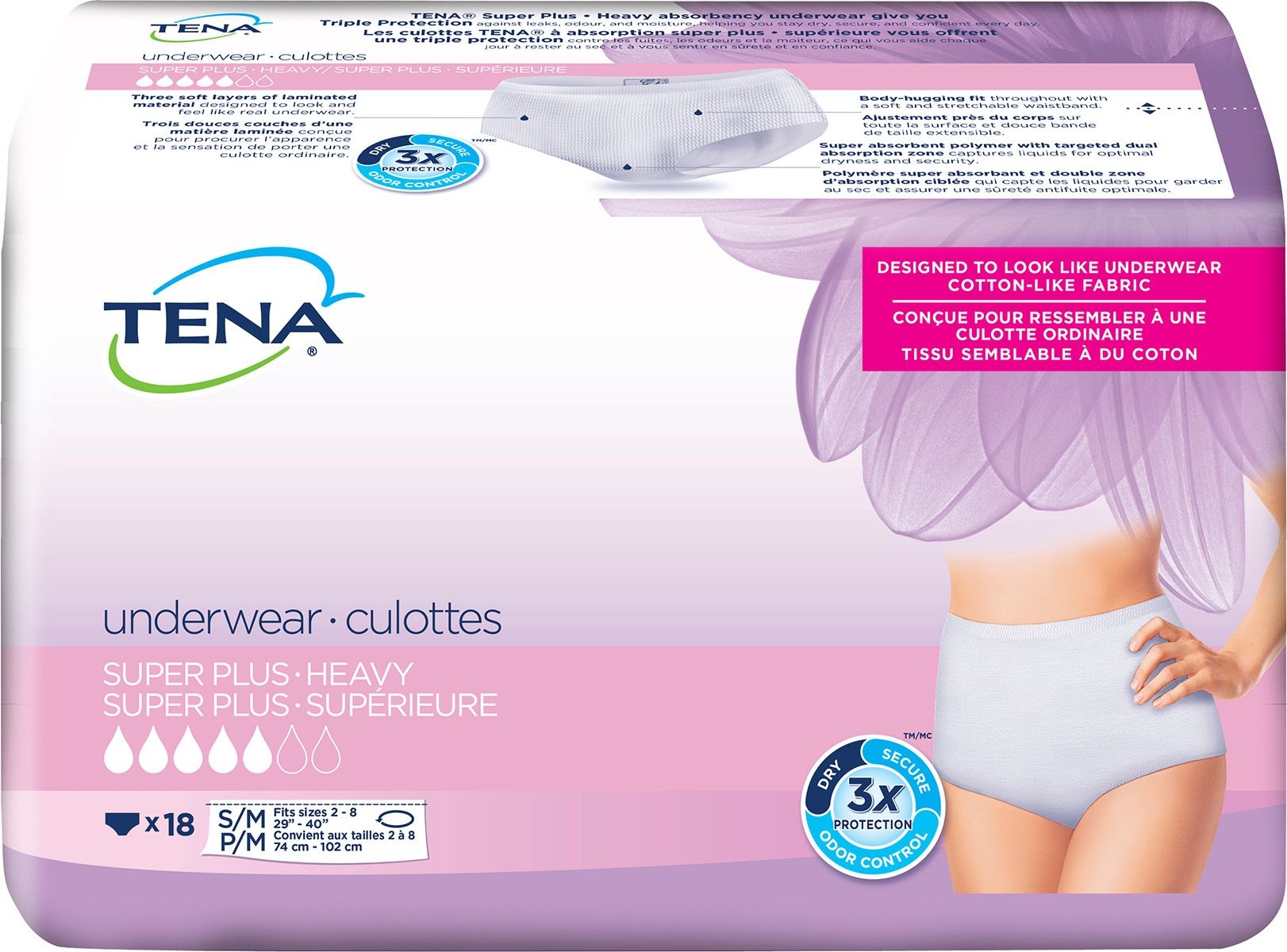 Prevail Per-Fit for Women Protective Underwear - Extra Absorbency - La