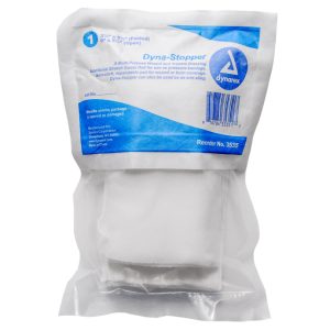 Dynarex Dyna-Stopper Trauma Dressing - Sterile, 3-1/2" X 5-1/2", 60/Case