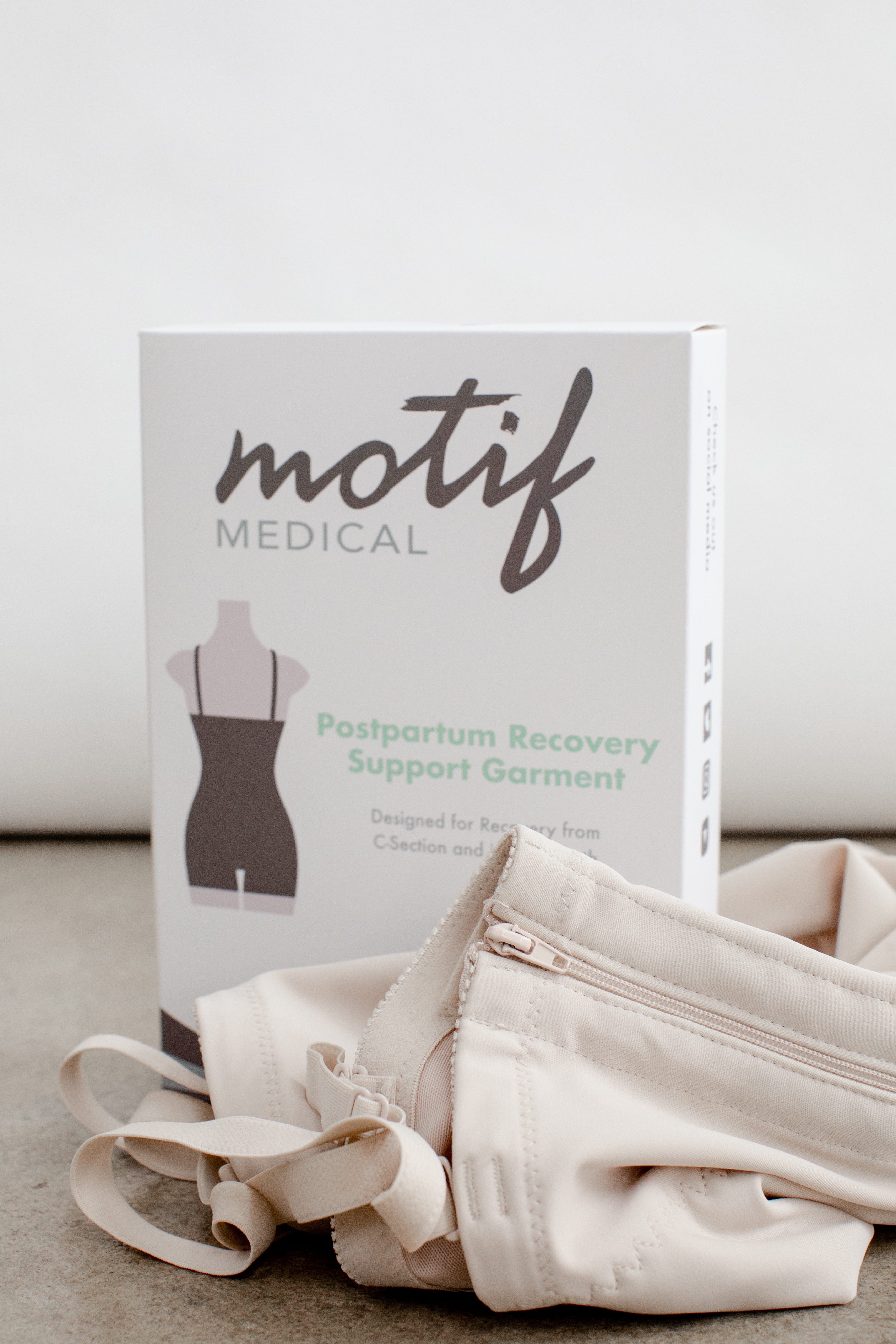 Motif Postpartum Recovery Garment, C-Section & Natural Birth, Nude