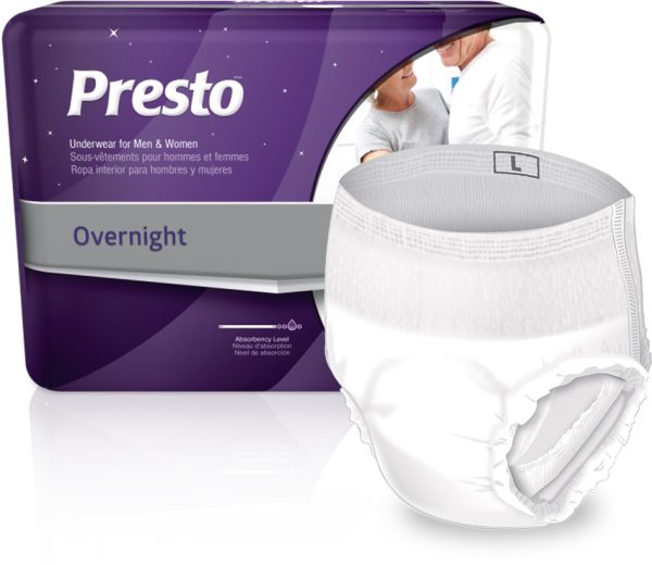 Presto Overnight Flexright Underwear With Package