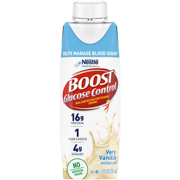 Nestle Boost Glucose Control, Vanilla, 8 oz.
