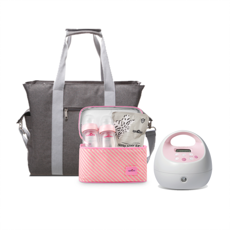 Spectra S2 Plus Electric Breast Pump with Tote, Bottles and Cooler Bundle -  J&B At Home