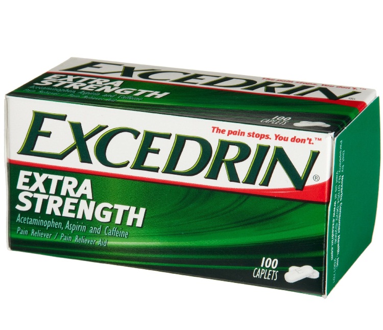 Excedrin Pain Reliever and Aid Migraine Caplets - 100 Count