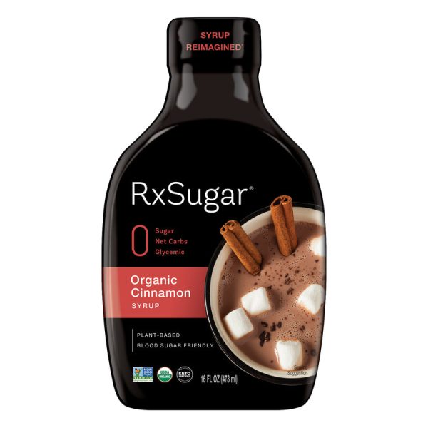 RxSugar Plant Based Organic Cinnamon Syrup, 16 oz