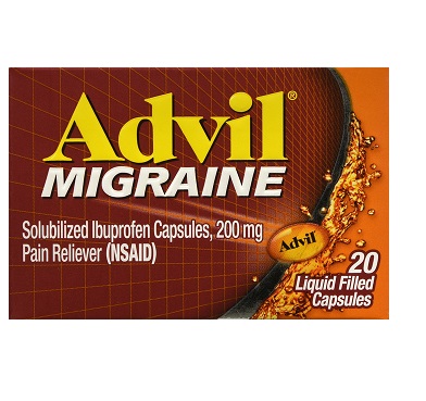 Advil Migraine LiquiGel, 200mg, 20-ct.