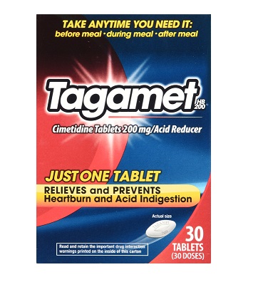 TAGAMET HB, 200mg, Tablet, 30-Ct
