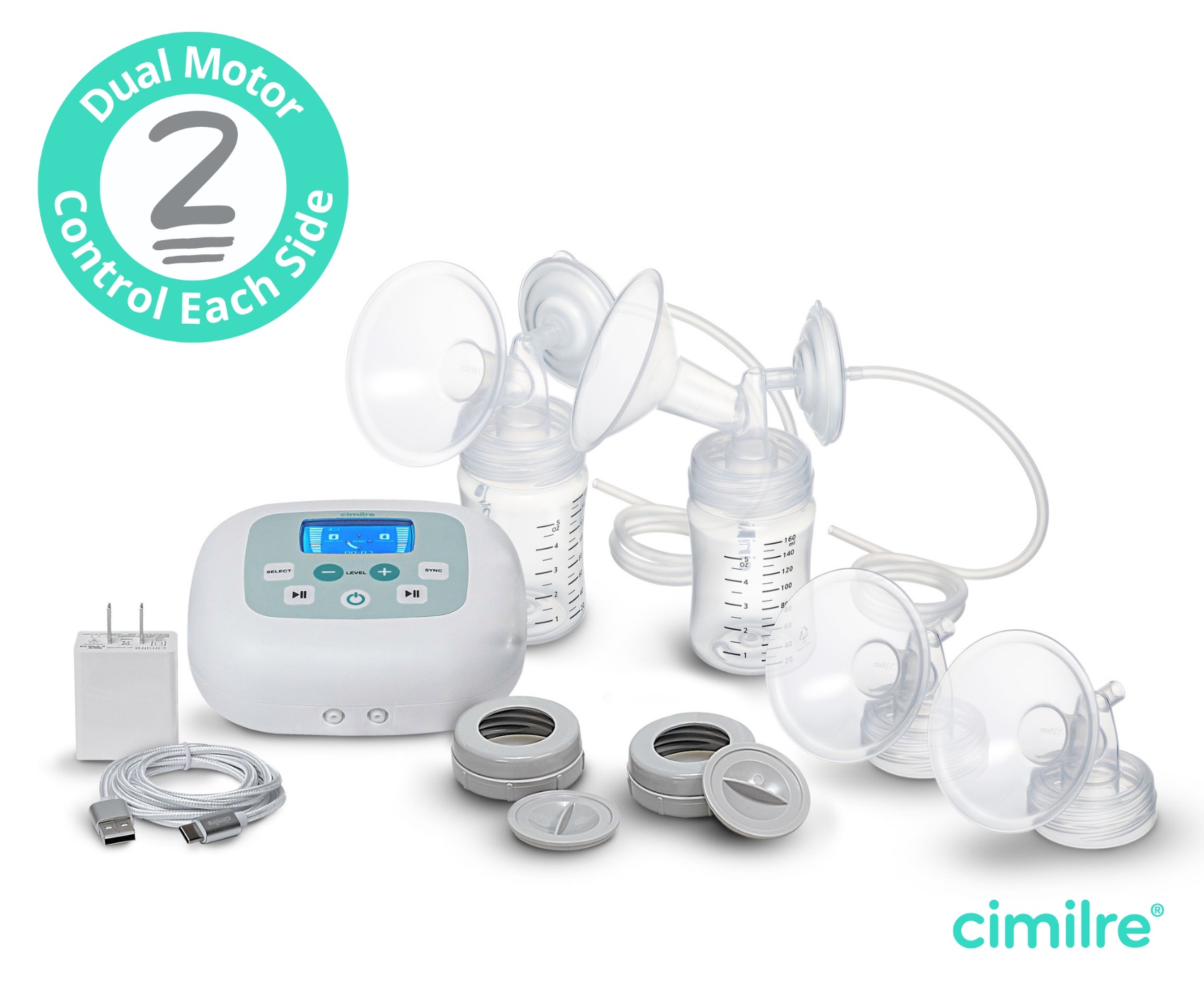 Cimilre S5+ Dual Motor Rechargeable Breast Pump